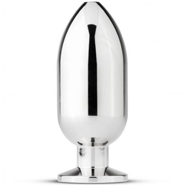 Sinner Big Metal Buttplug, серебристая — фото 1
