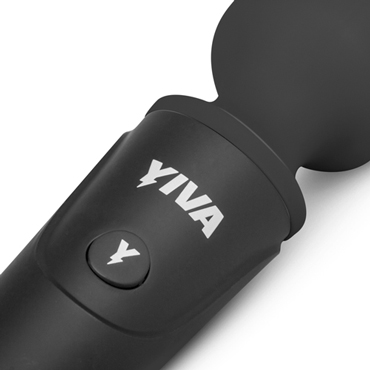 Yiva Power Massager, черный - Перезаряжаемый вибромассажер для тела - купить в секс шопе