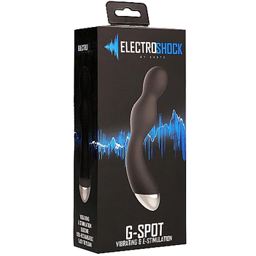 Shots Electroshock E-Stimulation G-spot Vibrator, черный - Вибратор для точки G с электростимуляцией - купить в секс шопе