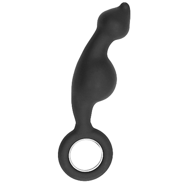 Shots Sono Dildo With Metal Ring №62, черный