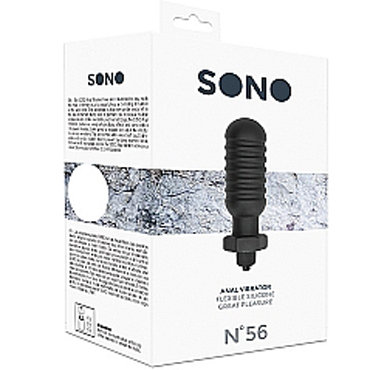 Shots Sono Anal Vibrator №56, черный — фото 2