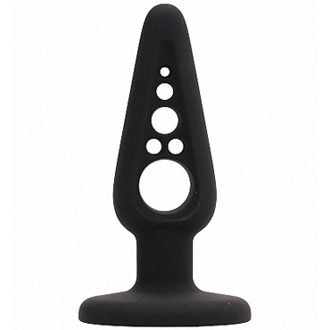Shots Plug&Play Butt Plug Hollow №4 10см, черная