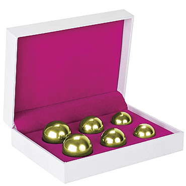 Shots Toys Ben Wa Balls Set, золотые — фото 1