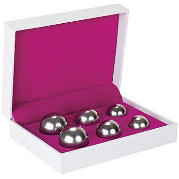 Shots Toys Ben Wa Balls Set, серебристые — фото 1
