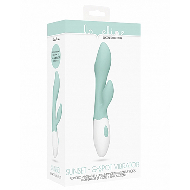 Shots Loveline G-spot Vibrator Sunset, зеленый — фото 2
