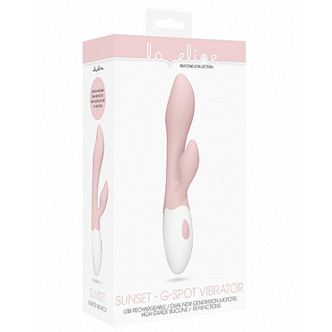 Shots Loveline G-spot Vibrator Sunset, розовый — фото 2