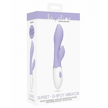 Shots Loveline G-spot Vibrator Sunset, фиолетовый — фото 2