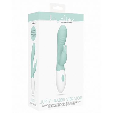 Shots Loveline Rabbit Vibrator Juicy, зеленый — фото 2