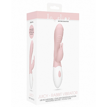 Shots Loveline Rabbit Vibrator Juicy, розовый — фото 2
