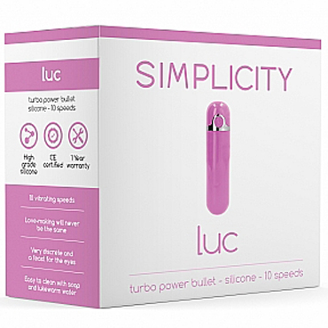 Shots Simplicity LUC Power Bullet, розовый - фото, отзывы