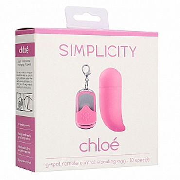 Shots Simplicity Chloe G-spot Remote Control Vibrating Egg, розовое - фото, отзывы