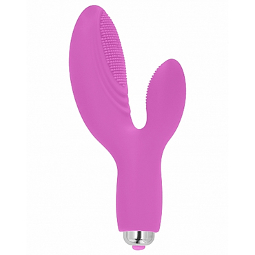 Shots Simplicity Holly G-spot and Clitoral Vibrator, розовый