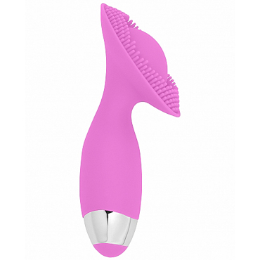 Shots Simplicity Lace Clitoral Vibrator, розовый — фото 1