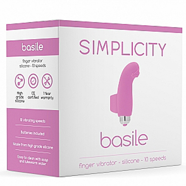 Shots Simplicity Basile Finger Vibrator, розовый - Вибратор на палец - купить в секс шопе