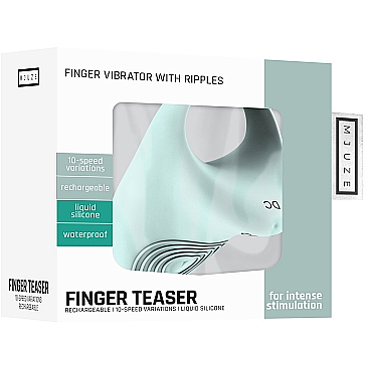 Shots Mjuze Finger Teaser, зеленая - Насадка на палец с вибрацией - купить в секс шопе