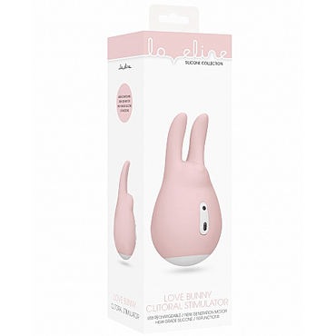 Shots Loveline Clitoral Stimulator Love Bunny, розовый - фото, отзывы