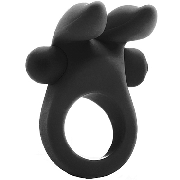 Shots Mjuze Bunny Cockring, черное — фото 1