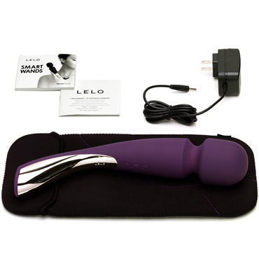 Lelo Smart Wand Large, фиолетовый - Профессиональный массажер увеличенного размера - купить в секс шопе