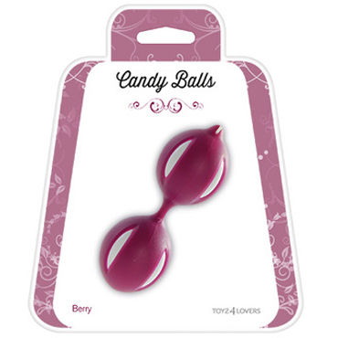Toyz4lovers Candy Balls, фиолетовый, Вагинальные шарики с удобным шнурком