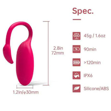 Magic Motion Flamingo - Smart вибратор - купить в секс шопе
