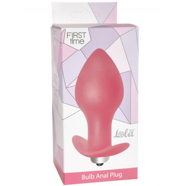 Lola Toys Bulb Anal Plug, розовая - Анальная пробка с вибрацией - купить в секс шопе