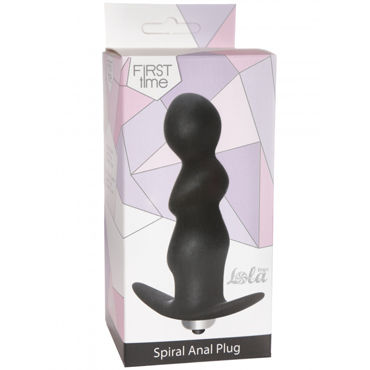 Тестер Lola Toys Spiral Anal Plug, черная — фото 3