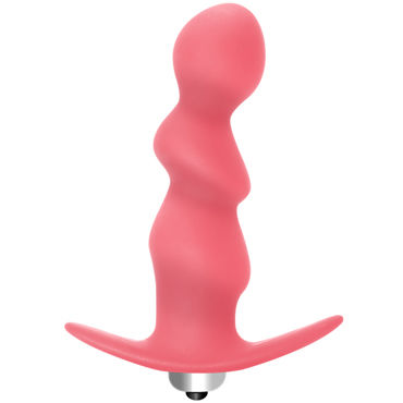 Lola Toys Spiral Anal Plug, розовая, Анальная пробка с вибрацией