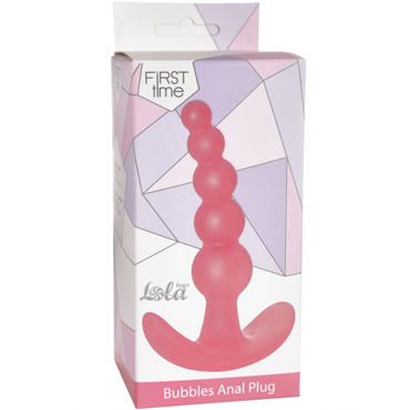 Lola Toys Bubbles Anal Plug, розовая - Анальная пробка - купить в секс шопе