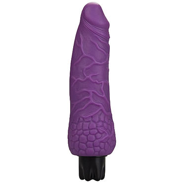 Shots Toys Realistic Skin Vibrator Small, фиолетовый, Вибратор реалистик
