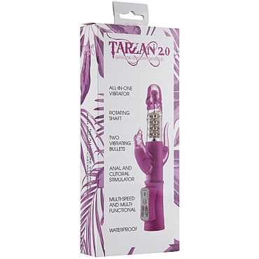 Shots Tarzan 2.0, розовый - Вибратор с ротацией - купить в секс шопе