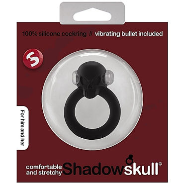 Shots S-Line Shadow Skull Cockring, черное - фото, отзывы