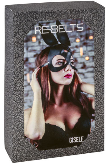 Rebelts Gisele, черная, Маска из кожи с ушками и другие товары Rebelts с фото