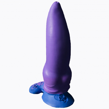 Erasexa Фаллоимитатор Зорг small, фиолетовый, Фаллоимитатор из серии Зооэротика