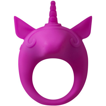 Lola Games Mimi Animals Unicorn Alfie, фиолетовое, Фигурное эрекционное кольцо с вибрацией