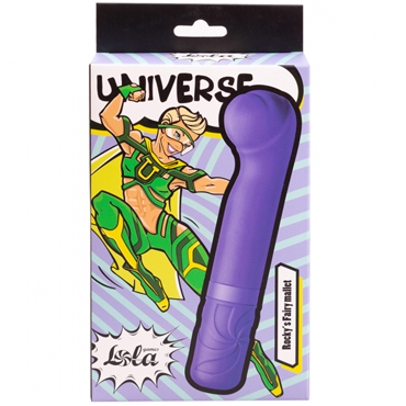 Lola Games Universe Rocky’s Fairy Mallet, синий, Универсальный вибратор с загнутым кончиком