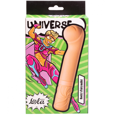 Lola Games Universe Rocky’s Fairy Mallet, бежевый, Универсальный вибратор с загнутым кончиком