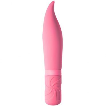 Lola Games Universe BonBon’s Powerful Spear, розовый - Универсальный вибратор с узким раздвоенным кончиком - купить в секс шопе