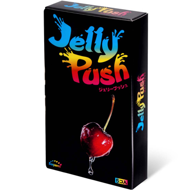 Sagami Jelly Push, 5 шт, Презервативы с регулируемым количеством лубриканта