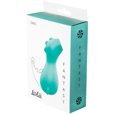Lola Fantasy Dino, зеленый, Вакуумный стимулятор клитора в форме динозавра и другие товары Lola Games с фото