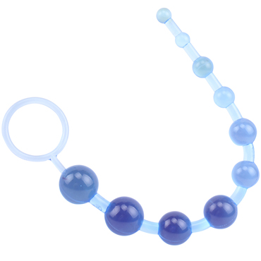 Chisa Hi-Basic Sassy Anal Beads, синие - фото, отзывы