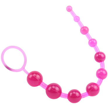 Chisa Hi-Basic Sassy Anal Beads, розовые - фото, отзывы