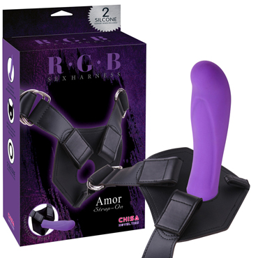 Chisa RGB Amor Strap-On, фиолетовый — фото 1