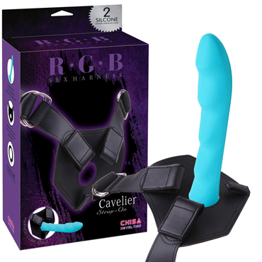 Chisa RGB Cavelier Strap-On, голубой — фото 1