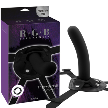 Chisa RGB Raw Recruit Strap-On L, черный — фото 1