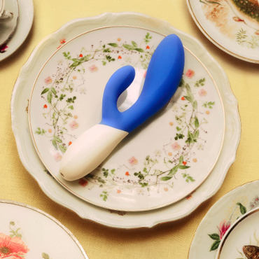 Lelo Ina Wave 2, синий, Вибратор для точки G и клитора и другие товары Lelo с фото