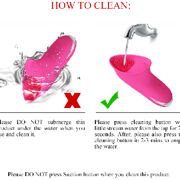 Baile Pretty Love Isaac, розовый, Вибростимулятор для клитора с функцией всасывания и другие товары Baile с фото