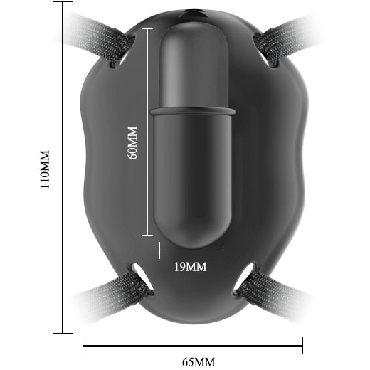 Baile Pretty Love Carter, черная - подробные фото в секс шопе Condom-Shop