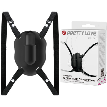 Baile Pretty Love Carter, черная, Вибро-бабочка на ремешках