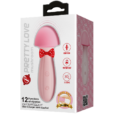 Baile Pretty Love Mushroom, розовый - подробные фото в секс шопе Condom-Shop