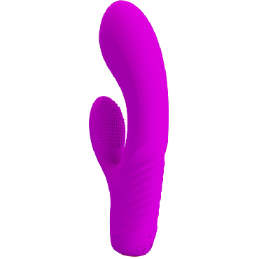 Baile Pretty Love Tim, фиолетовый - Вибратор для стимуляции точки G и клитора - купить в секс шопе